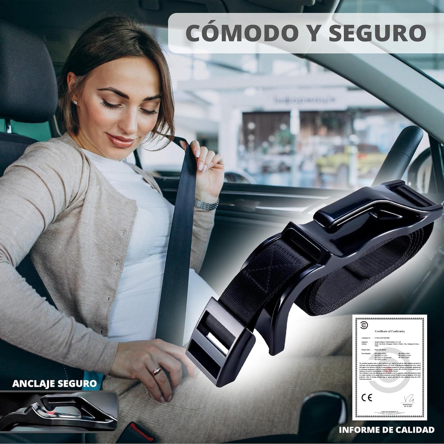 Extensor Cinturón de Seguridad Embarazadas AuraBelt™
