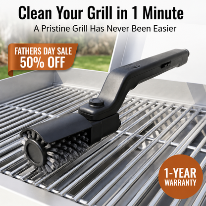 GrillRipper™ Cordless electric grill cleaner
