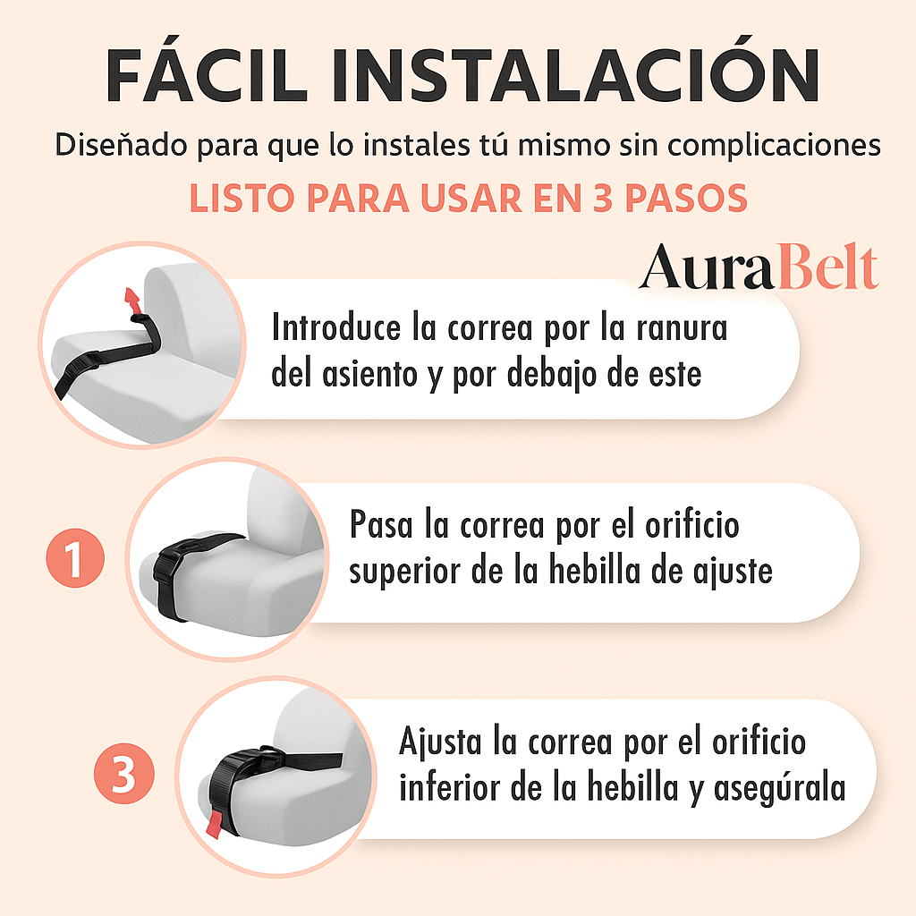 Extensor Cinturón de Seguridad Embarazadas AuraBelt™